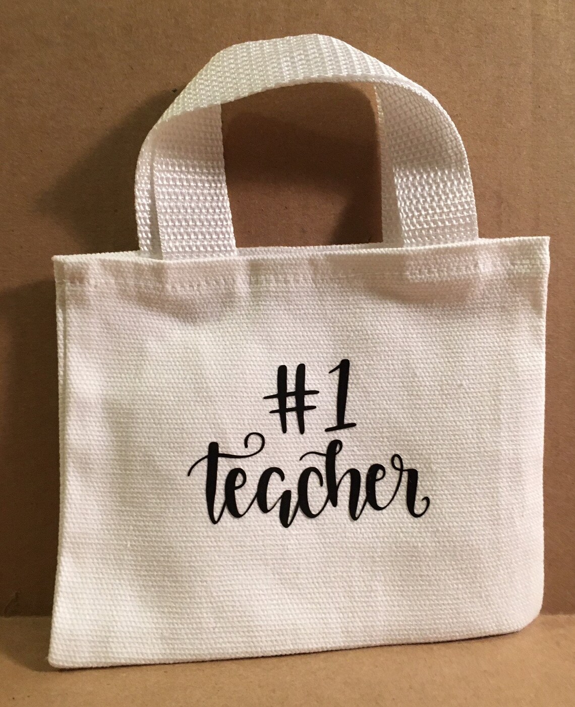 Teacher Gift Bag Teacher Gift Small Tote Bag Fabric Gift Etsy