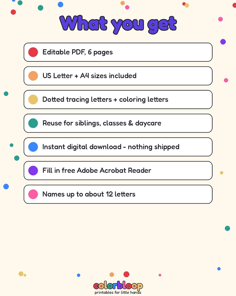 Name Pattern Pre Writing Editable Name Tracing Worksheets for Kids, Type Name Once, Name Writing ...