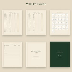 Juz Amma Tracker Printable for Kids, Juz 30 Quran Memorization Chart image 2
