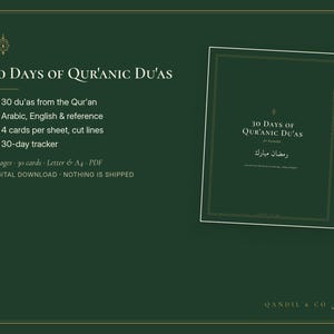 30 Day Ramadan Dua Cards Printable for Kids image 6
