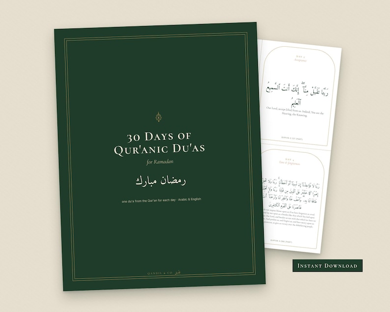 30 Day Ramadan Dua Cards Printable for Kids image 2
