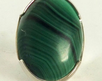 NEW!!! Big, Big Malachite Ring