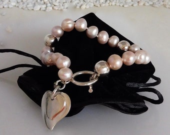 Pink Pearl Bracelet