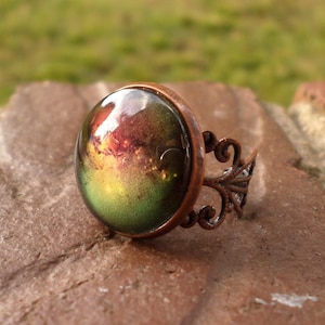 Custom Handmade Nebula/Galaxy Ring