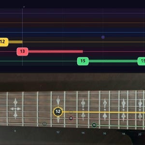 Learn Any Song on Guitar | Custom Tab Video, Backing Track & Fretboard Animation | Digital Download | Message your song choice at checkout