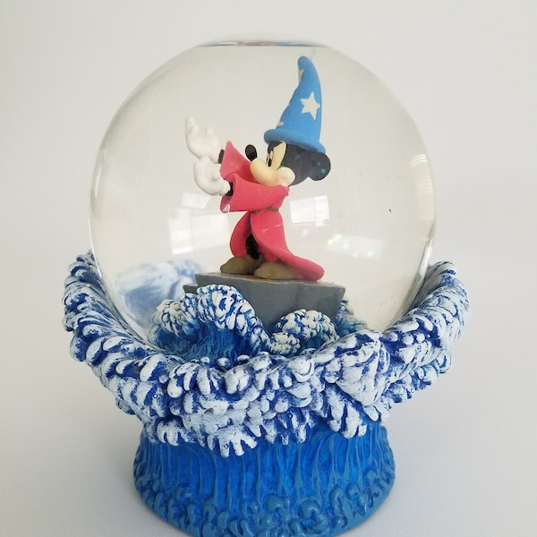 Disney Sorcerer Mickey "The Sorcerer's Apprentice" Musical Snow Globe music box