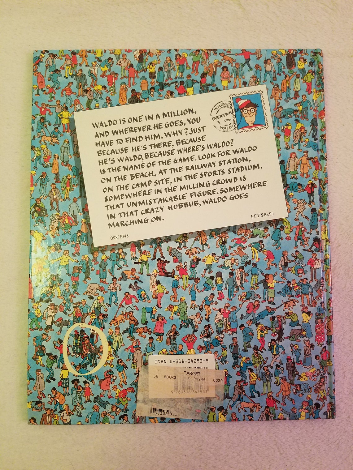 Where's Waldo RARE banned book shows topless sunbather Etsy