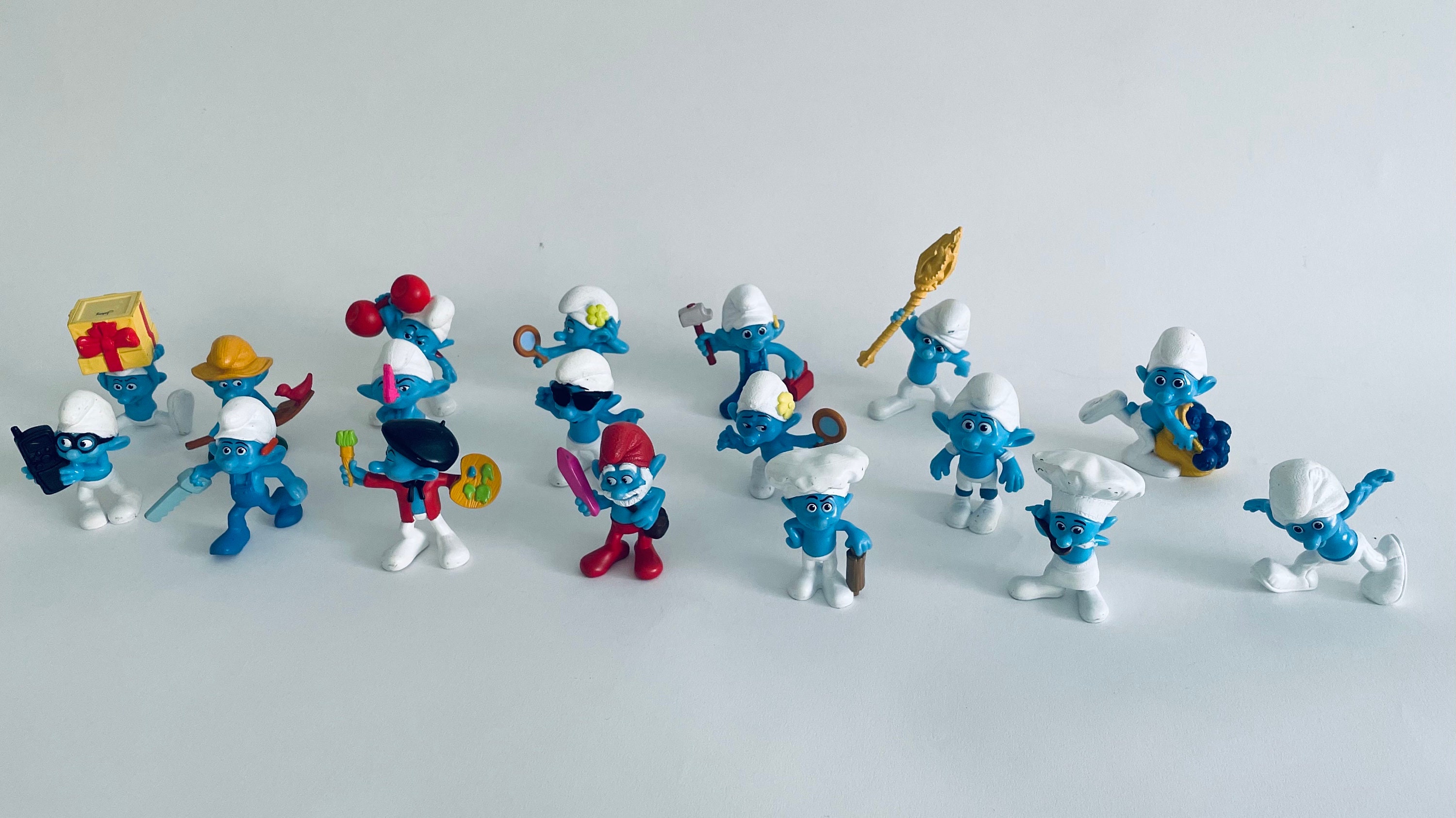 LE GRAND SCHTROUMPF PAPA SMURF EN RESINE Collectoys Plastoy Peyo 2000 EUR 32,00 - PicClick FR