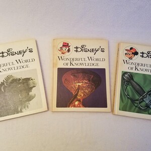 Disney's Wonderful World of Knowledge Children's 17 book set 1971, (1-19 minus #8 and #14)