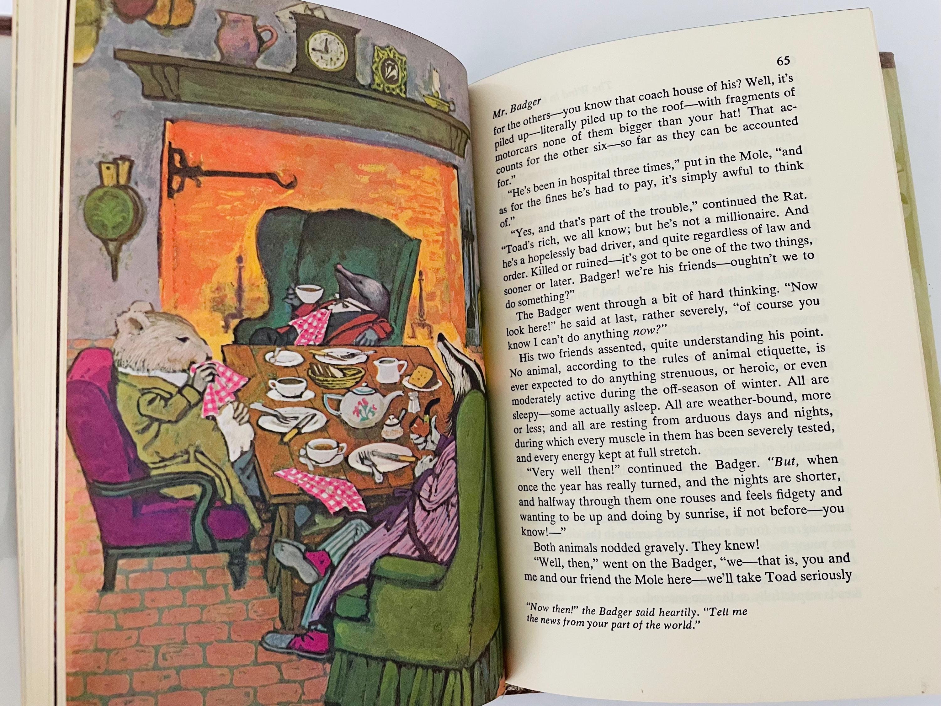 The Wind in the Willows Book 1972, Children's Book, by Kenneth Grahame ...