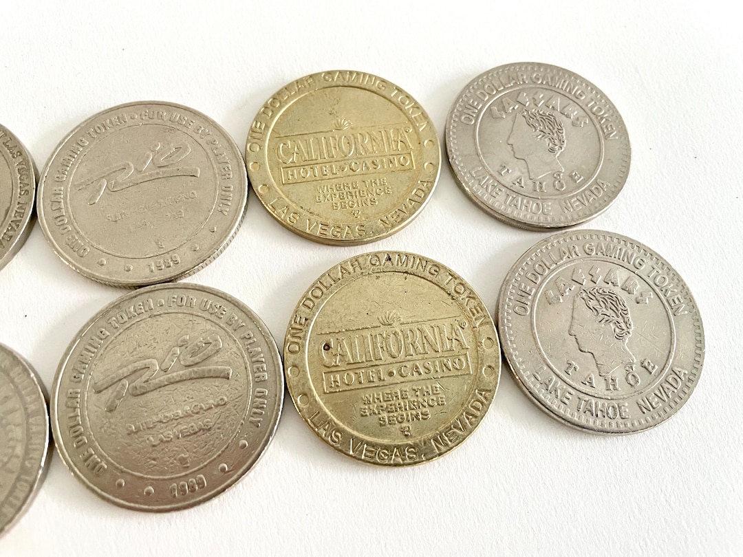希少なカジノコイン、1ドルコイン、コインコレクション、シーザーズ、希少コイン、古いお金、古代コイン - Etsy 日本