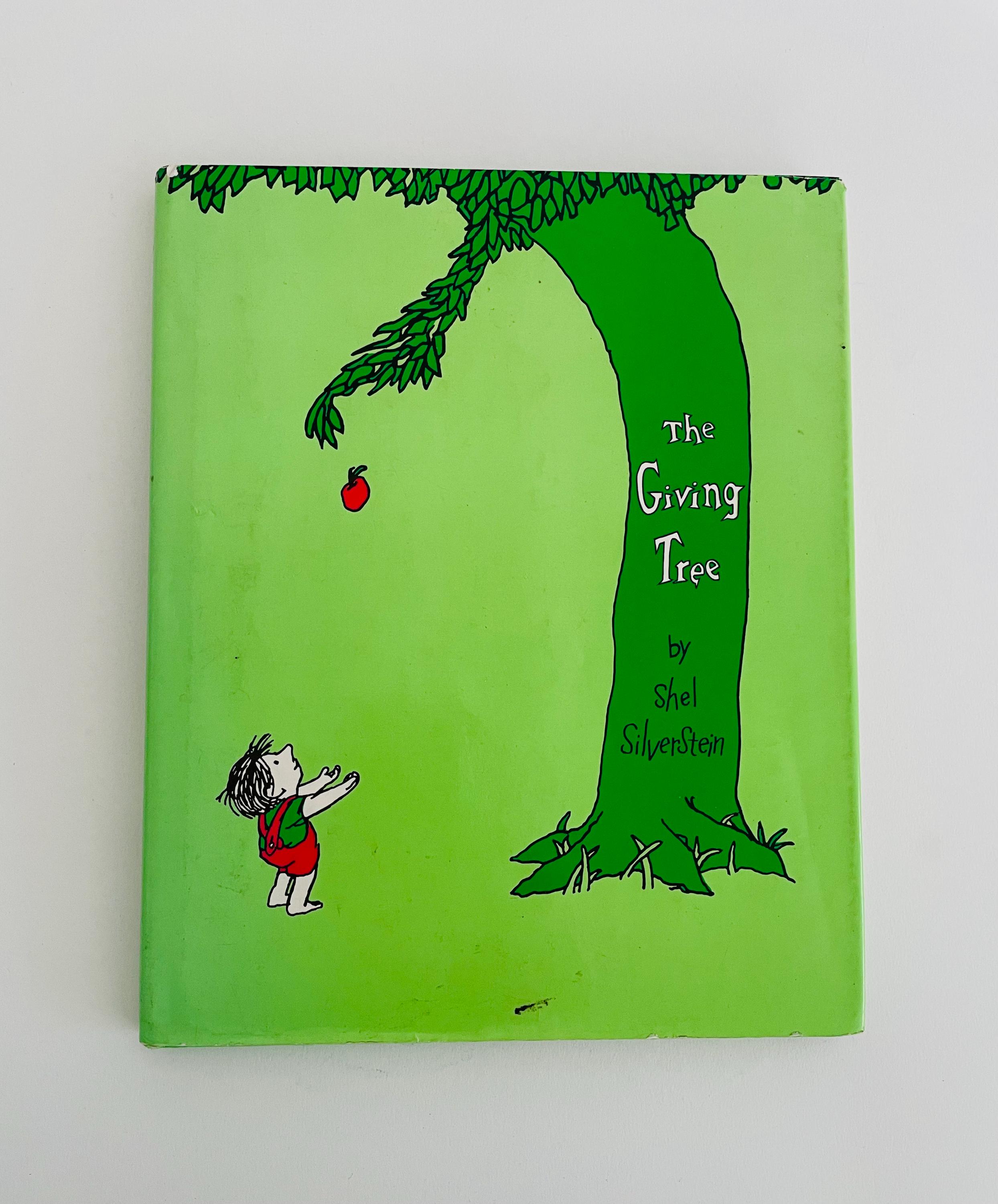 The Giving Tree Book by Shel Silverstein, With Dust Jacket, 1964