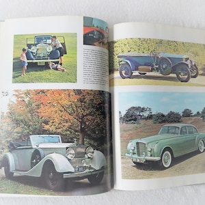 Automobile coffee table book by Ralph Stein, vintage car photos, treasury of the automobile, fathers day gift
