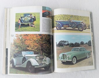 Automobile coffee table book by Ralph Stein, vintage car photos, treasury of the automobile, fathers day gift