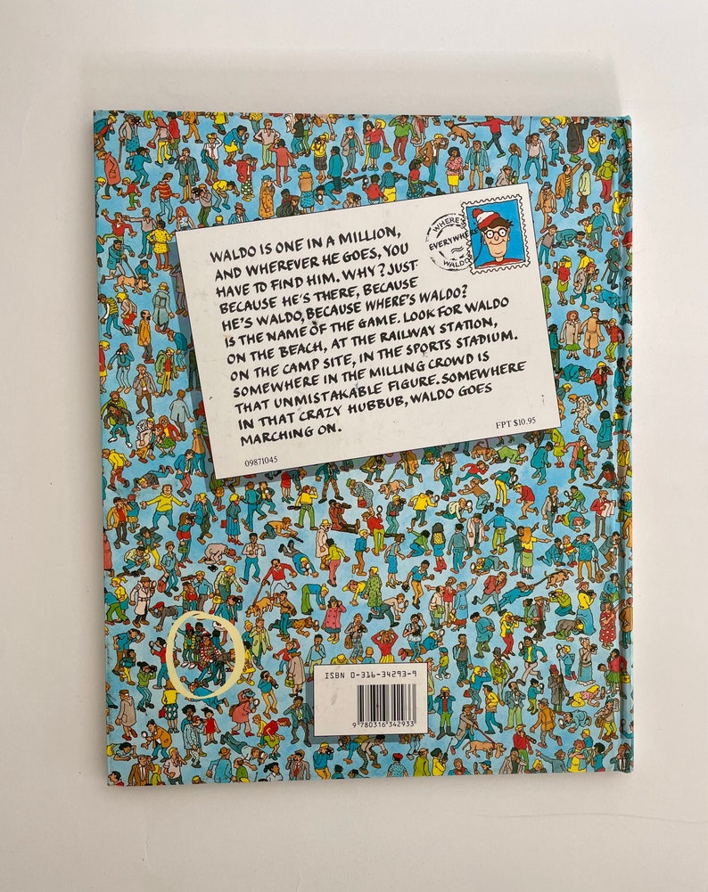 Where's Waldo RARE Banned Book Shows Topless Sunbather Etsy Finland