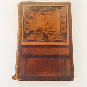 1943 Rand McNally World Atlas Readers Edition