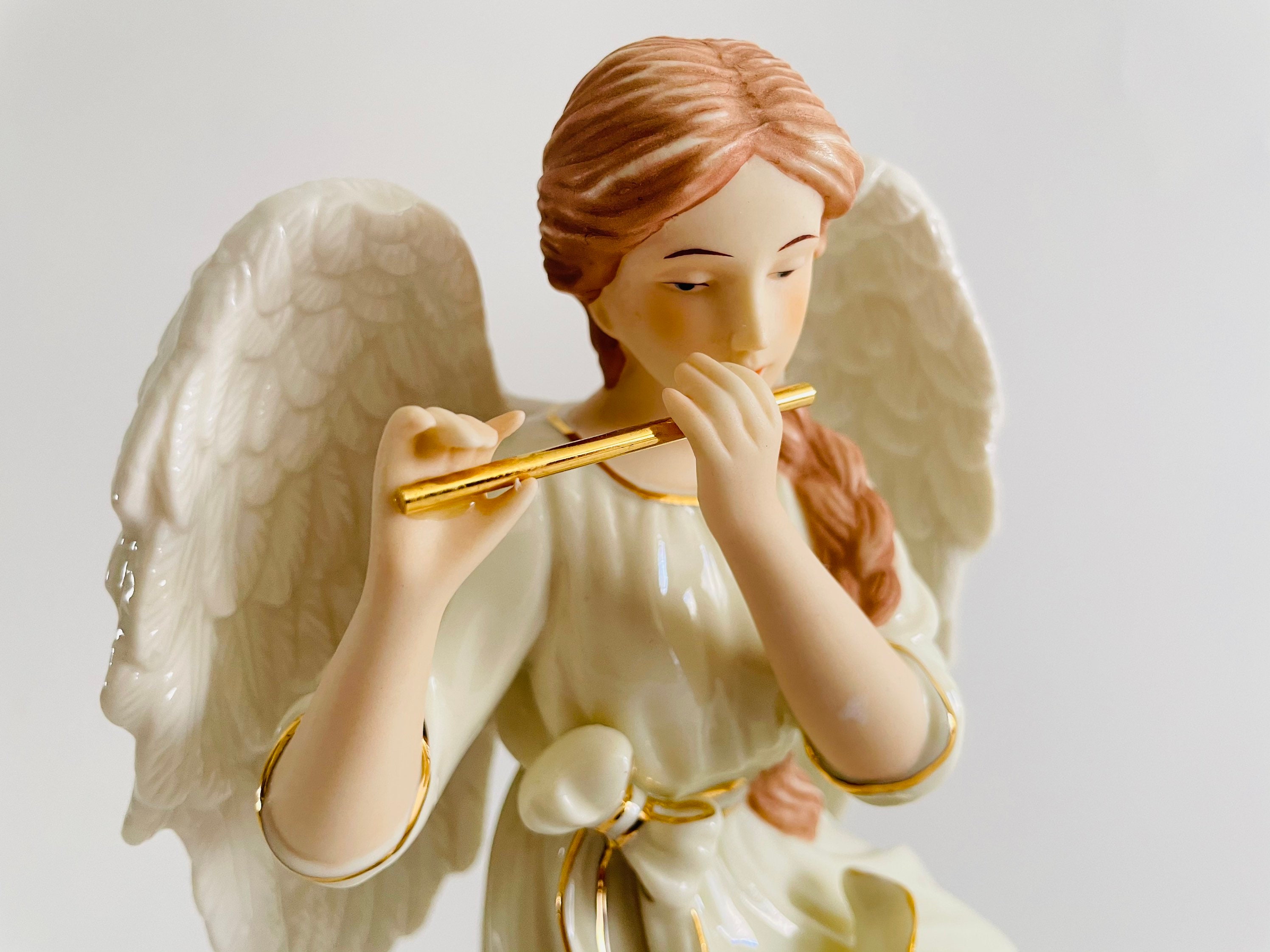 Musical Porcelain Angel, Music Box, Christmas Decoration, Dillards