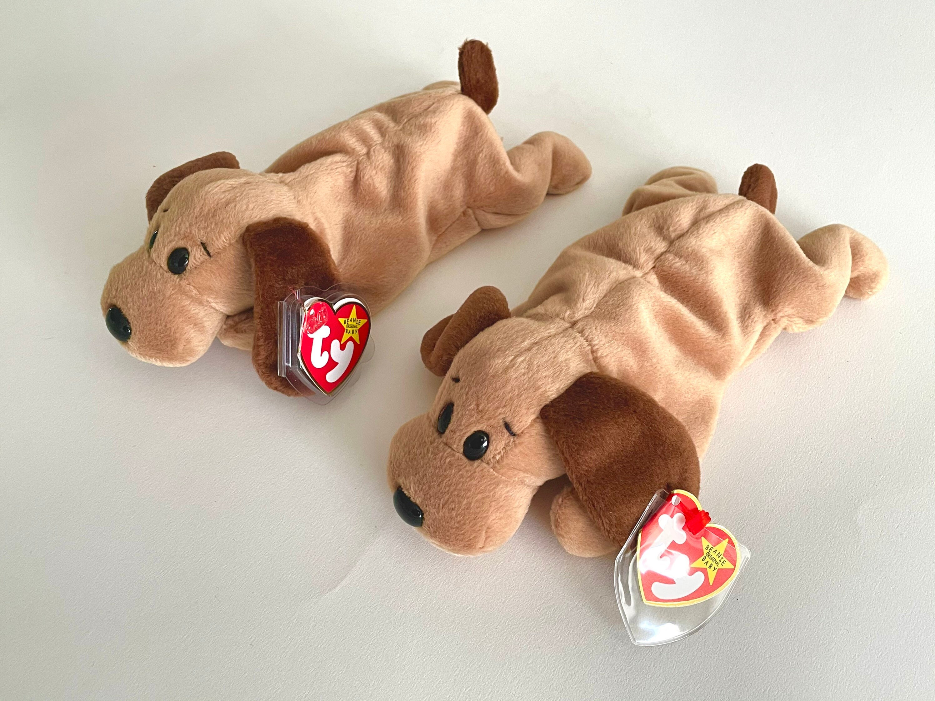 1994 Bones Beanie Baby Brown Dog Floppy Ears Etsy