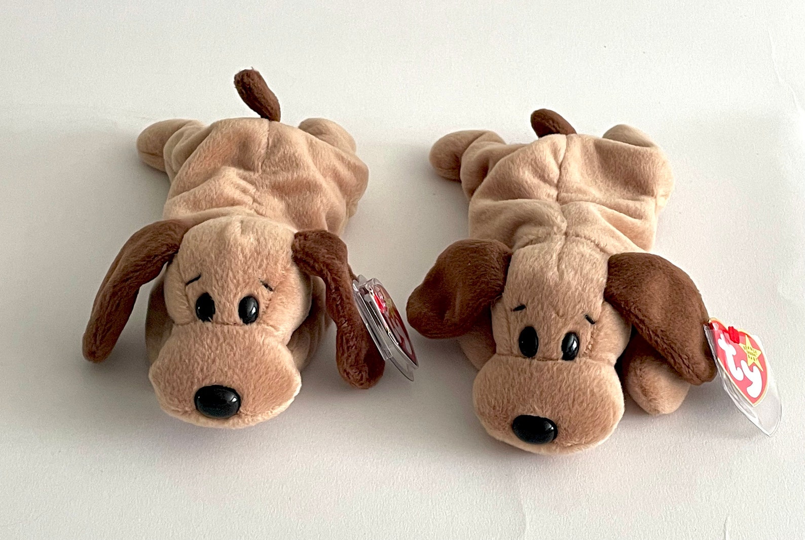 1994 bones Beanie Baby Brown Dog Floppy Ears Etsy