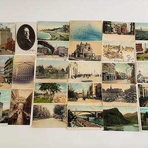 27 Unique 1907-1908 Postcards, Memorable Gift for Mom, Collectible Antiques