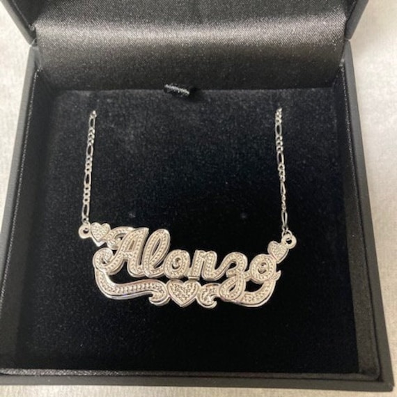 【THE M】THE DOUBLE PLATE CLASSIC NAMEPLATEネックレス The Double Plate Classic Nameplate Necklace | The M Jewelers