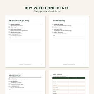 First Time Homebuyer Guide Printable | Home Buying Checklist Planner | House Hunting & Closing Organizer | US Letter PDF image 3