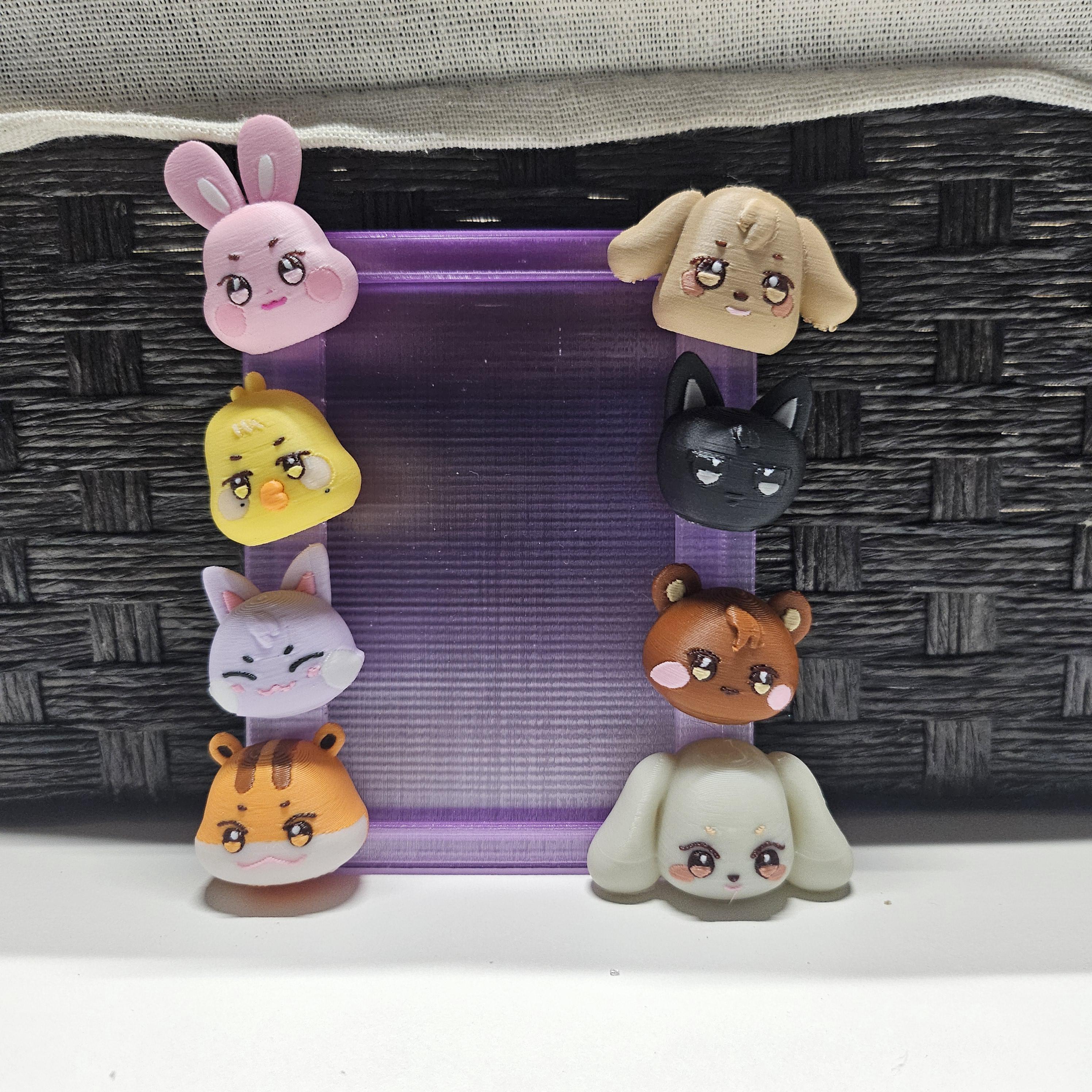 ATEEZ - OT8 Set 3D Print ANITEEZ Photocard Holder Interchangeable