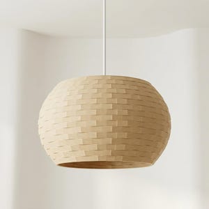 Suspension paramétrique imprimée en 3D, lustre de plafond tissé, lampe de salle à manger scandinave