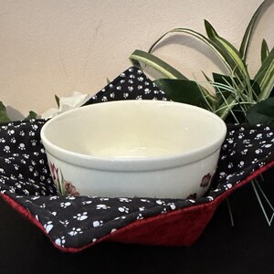MINI PAWS Bowl Cozy (Reversible)