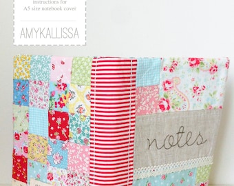 A5 Notebook Cover PDF Pattern