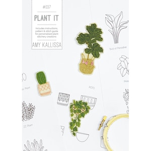 Plant It Stitchery Pattern - Downloadable PDF