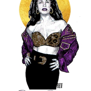 Selena Sticker