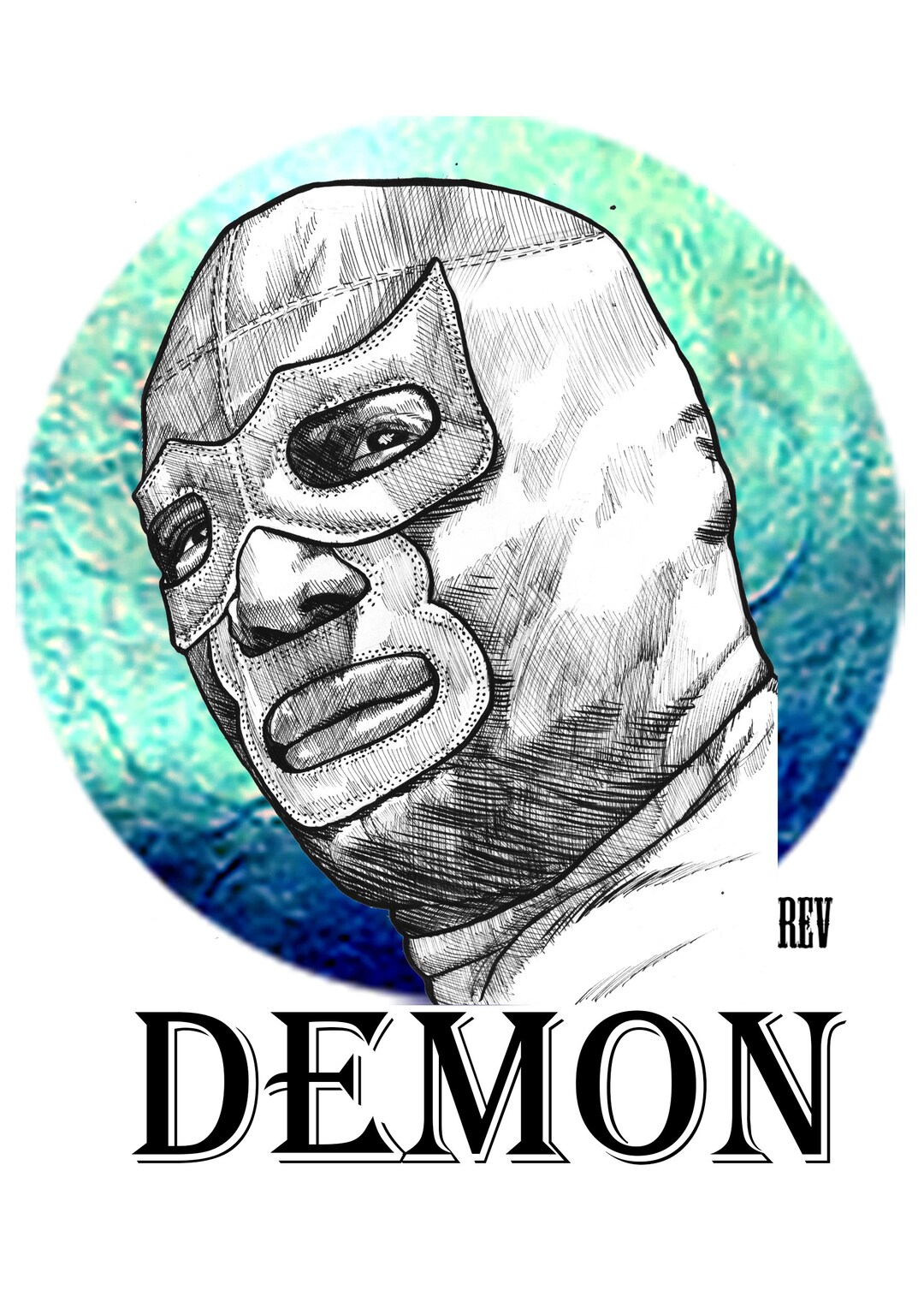 Blue Demon Sticker - Etsy