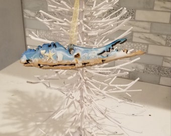 Long Island Ornament,Christmas Tree Ornament,Beach House Decor,Personalized Beach Ornament,Unique Ornament,Beach Lover Ornament,Beach Art