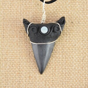 Mako Shark Tooth Vegan Suede Necklace