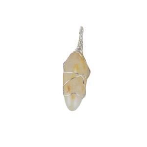 Golden Healer Wire Wrap Pendant