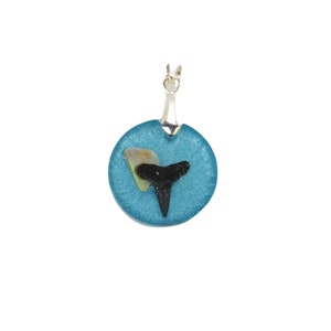 Shark Tooth Resin Pendant Necklace