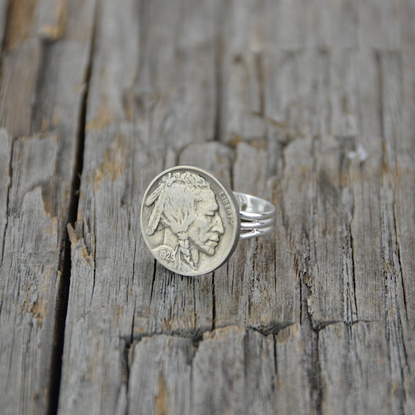 Indian Head Nickel Adjustable ring