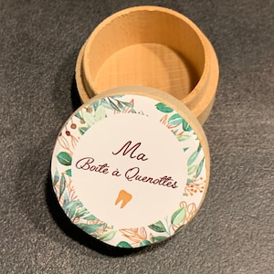 Jungle Quenottes Milk Tooth Box - Personalized Order