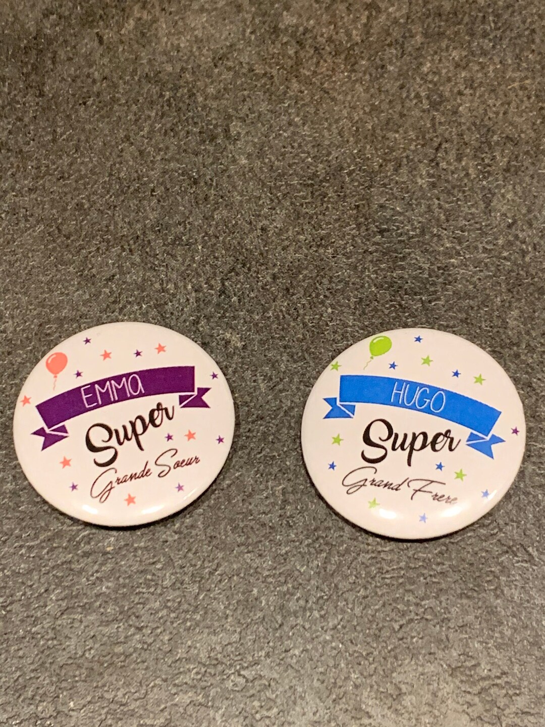 Badge Broche Pins "Élu Super Beau Frère" - Médaille Or Et Noir - 37mm - Fait Main - Cadeau Original Anniversaire, Fête - 5