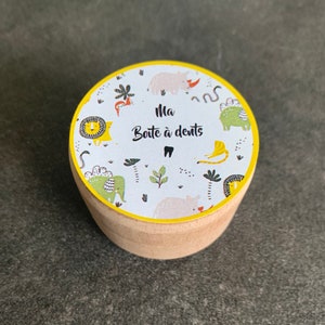 Safari Baby Tooth Box - Custom Order