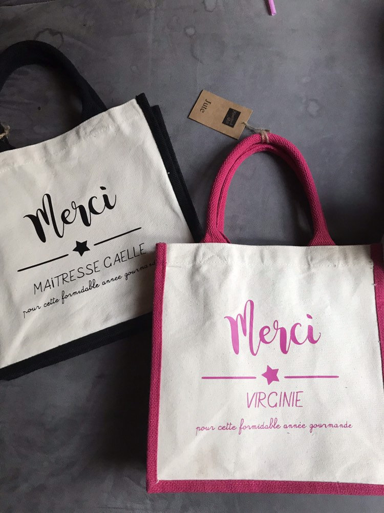 cabas jute personnalisé