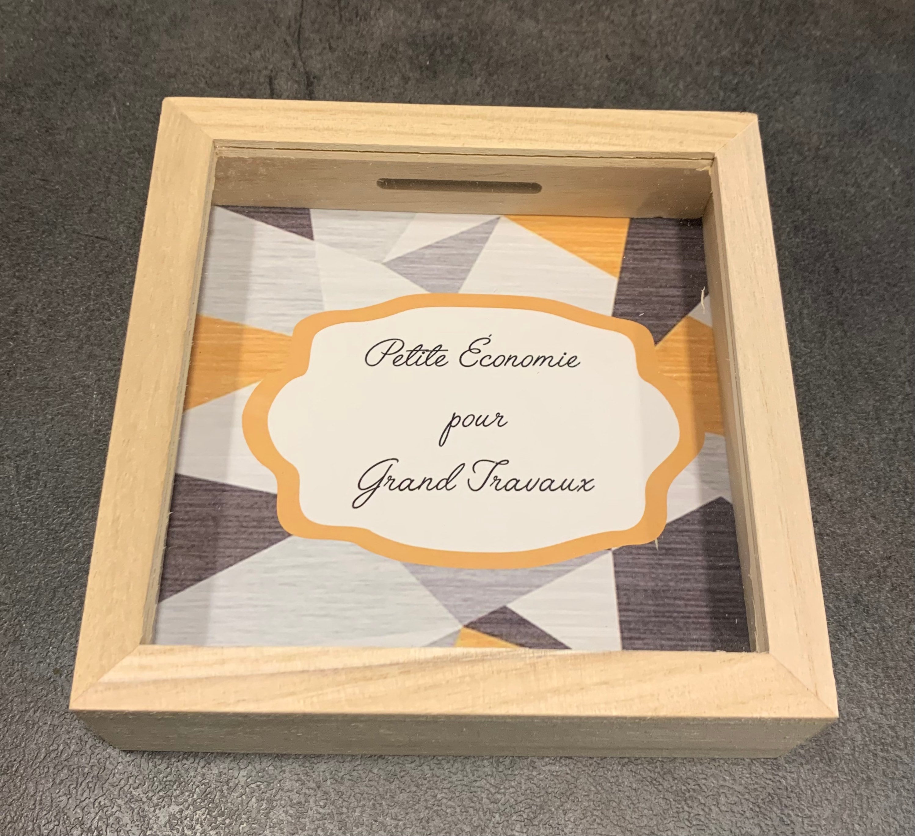 Tirelire Personnalisée - Geometry Cadeau