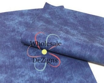 Denim Blue Smooth Faux Leather Sheet, Printed Synthetic Craft Sheets, Denim Like Print Leather, Wholesale Craft Supplies