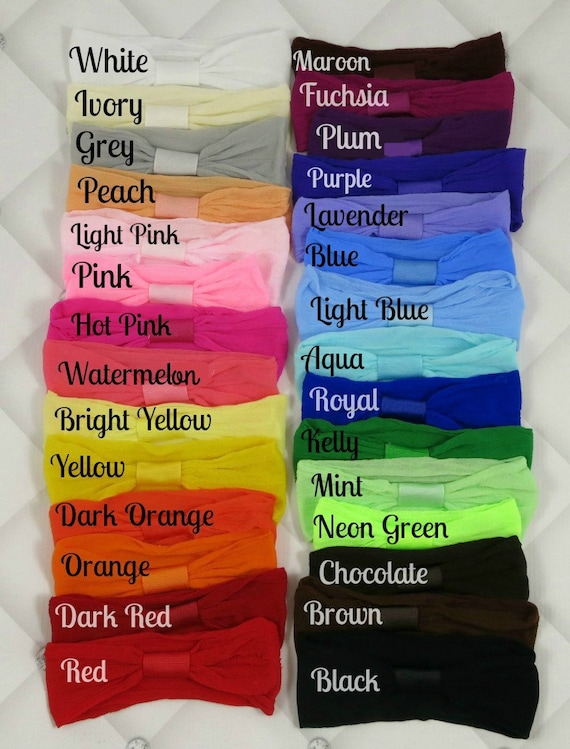 Interchangeable Headbands Over 100 Colors choose your color baby headband interchangeable headbands headbands for girls