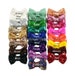 Sequin Bows 3 inches DIY Shimmery Bows Your Choice 3' Pink Gold Silver Red Black White Teal Brook Green Royal Navy Green Aqua Purple & More 