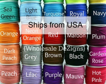 5 Yards Skinny Elastic Multi Pack 1/8&quot; Thin Elastic By The Yard Headbands Face Mask Elastic DIY 1/8 inch Wholesale Elastic Ships from USA