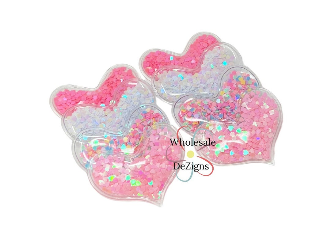 Heart Shakers Mixed Shaker Hearts Pink White Rainbow Etsy