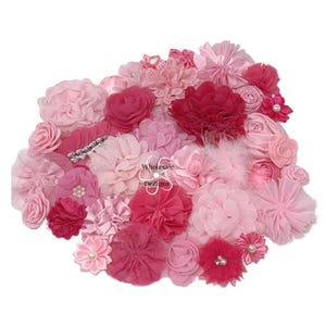 Pink and Hot Pink Flower Grab Bag, Wholesale Premium Flowers, Pink Mixed Lot, Variety Pack of Flowers, Sample Flower, Mystery Flowers