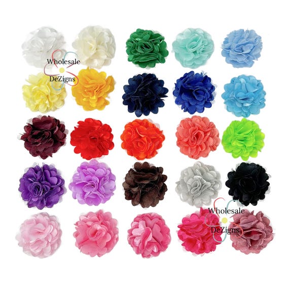 SATIN ROSE HAIR CLAW PALE YELLOW SATIN ROSE HAIR CLAW PALE YELLOW